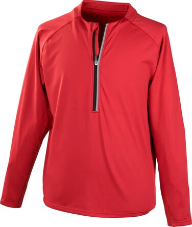 Rawlings   COLORSYNC HALF-ZIP Pullover   Adult X-Large   SCARLET