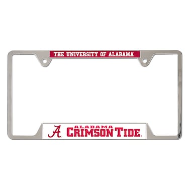WinCraft NCAA University of Alabama Metal License Plate Frame