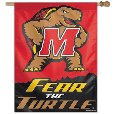 WinCraft NCAA University of Maryland 70522011 Vertical Flag, 27" x 37", Black