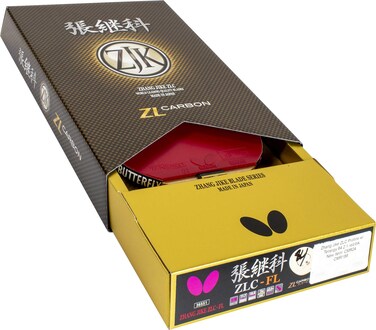 Butterfly Zhang Jike ZLC Racket - Solid &amp; Fast Blade &amp; Rubber Combination for Aggressive Play
