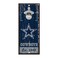 WinCraft NFL Dallas Cowboys 5x11 Wood Sign Bottle Opener, Team Colors, 5"x11
