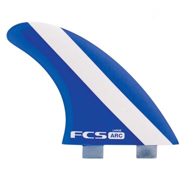 FCS Arc Performance Core Set of Five Fin Large Blue