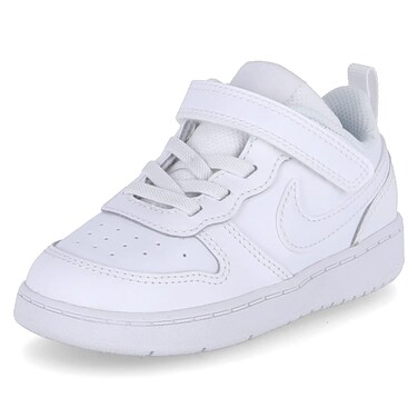 Nike Court Borough Low 2 (Infant/Toddler) White/White/White