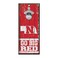 WinCraft NCAA Nebraska Cornhuskers 5x11 Wood Sign Bottle Opener, Team Colors, 5"x11