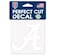 Wincraft NCAA Alabama Crimson Tide 4x4 Perfect Cut White Decal, One Size, Team Color