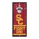 WinCraft NCAA USC Trojans Bottle Opener5x11 Wood Sign Bottle Opener, Team Colors, 5"x11