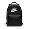 NIKE Heritage Backpack 2.0, Black/Black/White, Misc
