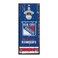 NHL New York Rangers Bottle Opener5x11 Wood Sign Bottle Opener, Team Colors, 5"x11