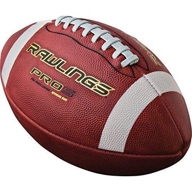 Rawlings Pro Style Official Size Full Grain Leather Football