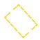 LIOOBO 6 Pcs Ground Line Sticker Sports Supplies Sticker Ground Line Label Tennis Court Line Ground Court Marker