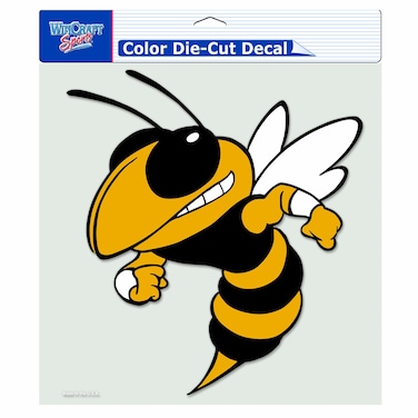 NCAA Georgia Tech Yellowjackets 8-by-8 Inch Diecut Colored Decal
