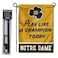 WinCraft Irish Play Like A Champion Today Garden Flag and Pole Stand Holder
