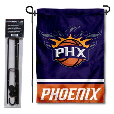 WinCraft Phoenix Suns Garden Flag with Stand Holder