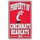 NCAA University of Cincinnati Champ/Prop of Sign, 7.25 x 12, Black