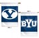 WinCraft NCAA Brigham Young University 2 Sided Vertical Flag, 28 x 40