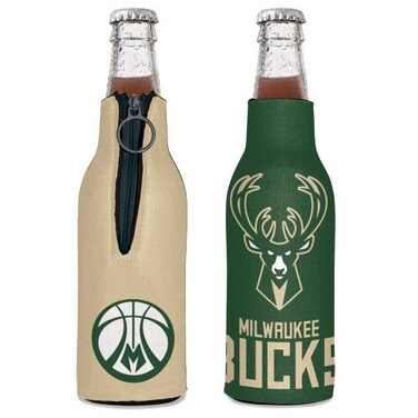 Wincraft NBA Milwaukee Bucks Bottle Cooler, Team Colors, One Size