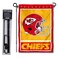 WinCraft Kansas City Chiefs Football Garden Flag and Pole Stand Holder