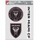 Wincraft MLS Inter Miami CF Decal Multi Use Fan 3 Pack, Team Colors, One Size