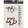 Wincraft NHL Nashville Predators Decal Multi Use Fan 3 Pack, Team Colors, One Size