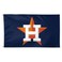 Houston Astros 3x5 Flag, Made by Wincraft, Indoor/Outdoor Use, Sewn Ends, Brass Grommets, Blue, Orange, White