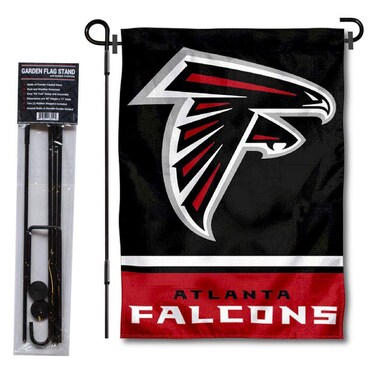 WinCraft Atlanta Falcons Garden Flag with Stand Holder