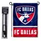 WinCraft FC Dallas Garden Flag with Stand Pole Holder