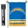 WinCraft Los Angeles Chargers Garden Flag and Pole Stand Holder