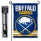 WinCraft Buffalo Sabres New Logo Garden Flag and Pole Stand Holder