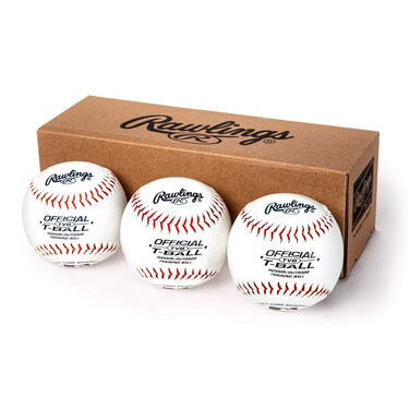 Rawlings   Official T-Balls   TVB   Youth/6u   3 Count   Sponge Rubber Core   Indoor/Outdoor