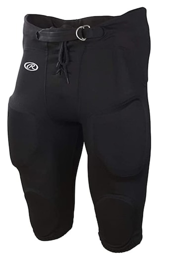 Rawlings   Adult Game/Practice Football Pants, Black, Medium