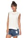 Roxy Junior's Wave Vibe Tank, Marshmallow, XS
