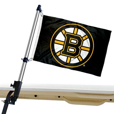 WinCraft Boston Bruins Golf Cart Flag Pole and Holder Mounting Bracket