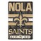 Wincraft NFL New Orleans Saints 11x17 Wood Sign, Team Color, One Size