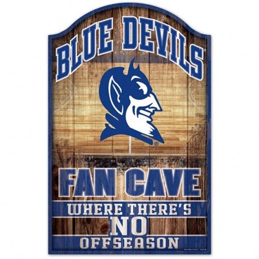 NCAA Duke University Wood Sign, 11" x 17