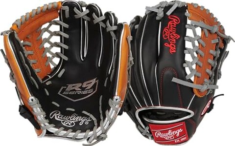 Rawlings   R9 CONTOUR Baseball Glove   11.5&quot;   Modified Trap-Eze Web   Right Hand Throw