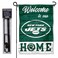WinCraft Jets Welcome to Our Home Garden Flag and Flagpole Mount