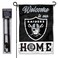 WinCraft Raiders Welcome to Our Home Garden Flag and Flagpole Mount