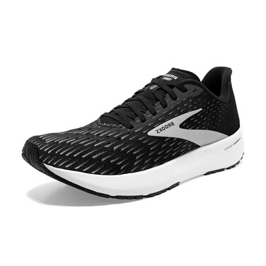 Brooks Women's Hyperion Tempo Road Running Shoe - Black/Silver/White - 9.5 Medium