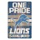 NFL Detroit Lions 11x17 Wood Sign, Team Color, One Size