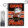 WinCraft Browns Dawg Pound Garden Flag and Stand Pole Holder Mount