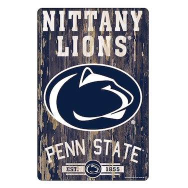 Wincraft NCAA Penn State Nittany Lions 11x17 Wood Sign, Team Color, One Size