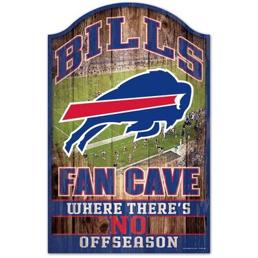 Wincraft NFL Buffalo Bills 05388011 Wood Sign, 11" x 17", Black