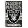 Wincraft NFL Oakland Raiders 11x17 Wood Sign, Team Color, One Size