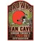 Wincraft NFL Cleveland Browns 05421015 Wood Sign, 11" x 17", Black