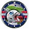 NFL New England Patriots Chrome Clock