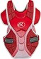 Rawlings Sporting Goods Softball Protective Velo Chest Protector, 14", Scarlet/White