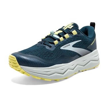 Brooks Women's Caldera 5 Trail Running Shoe - Pond/Black/Charlock - 9 Medium
