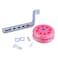 LIOOBO Bicycle Training Wheels Heavy Duty Rear with Stabilizers Mounted Kit for Pink