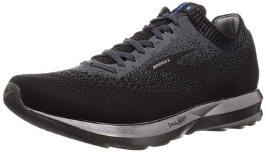 Brooks Mens Levitate 2 Running Shoe - Black/Ebony/Black - D - 7.5