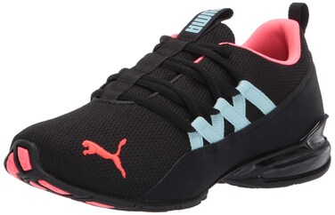 PUMA Womens Riaze Prowl Cross Trainer, PUMA Womens Black-Ignite Pink-Aquamarine, 8